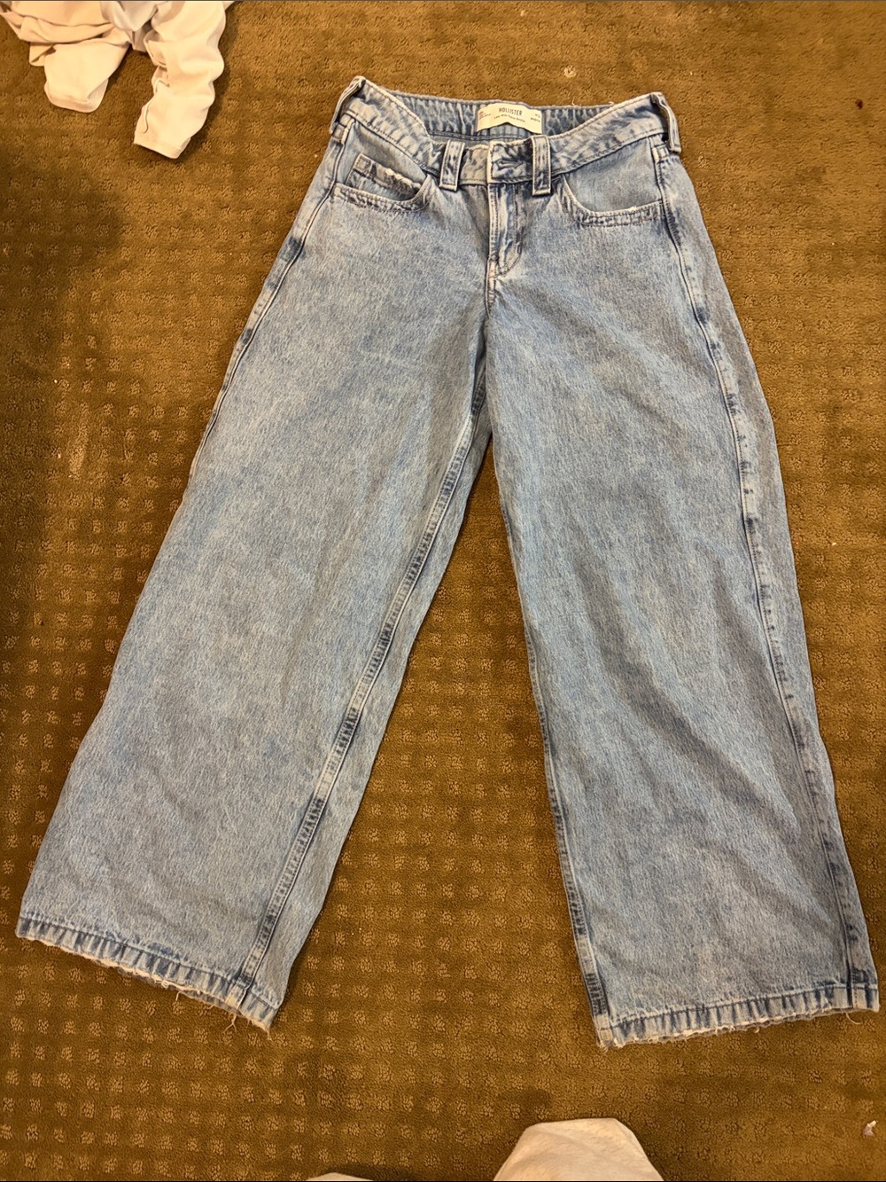 Hollister Light Blue Wide-Leg Women's Jeans